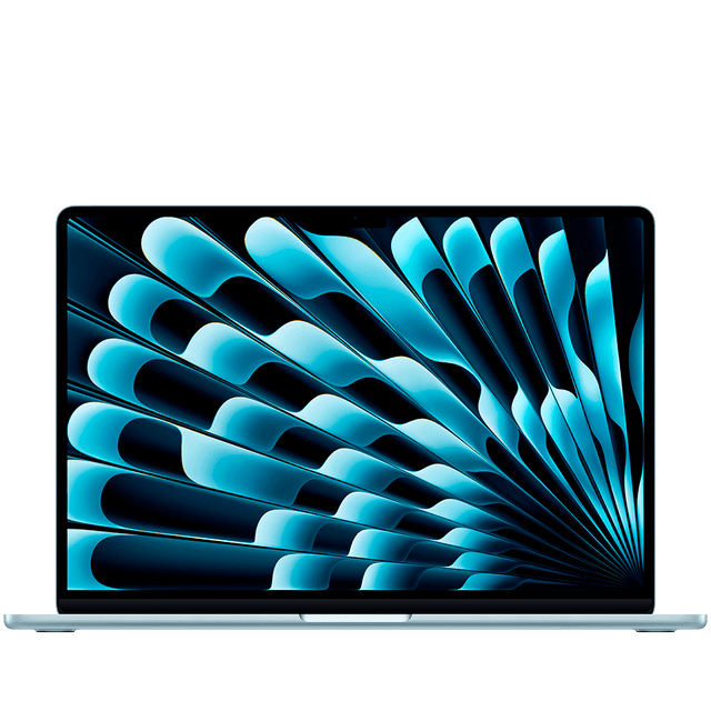 MacBook Air 15.3" M4 (10C CPU/10C GPU), 16 GB, 256 GB, Sky Blue